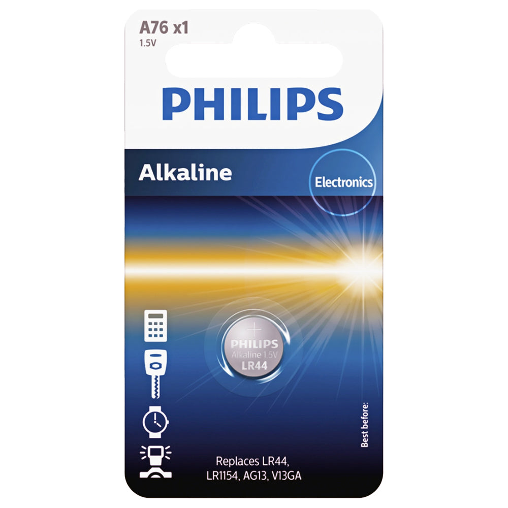Baterija Philips, V13GA / LR44 Phil-A76/01B