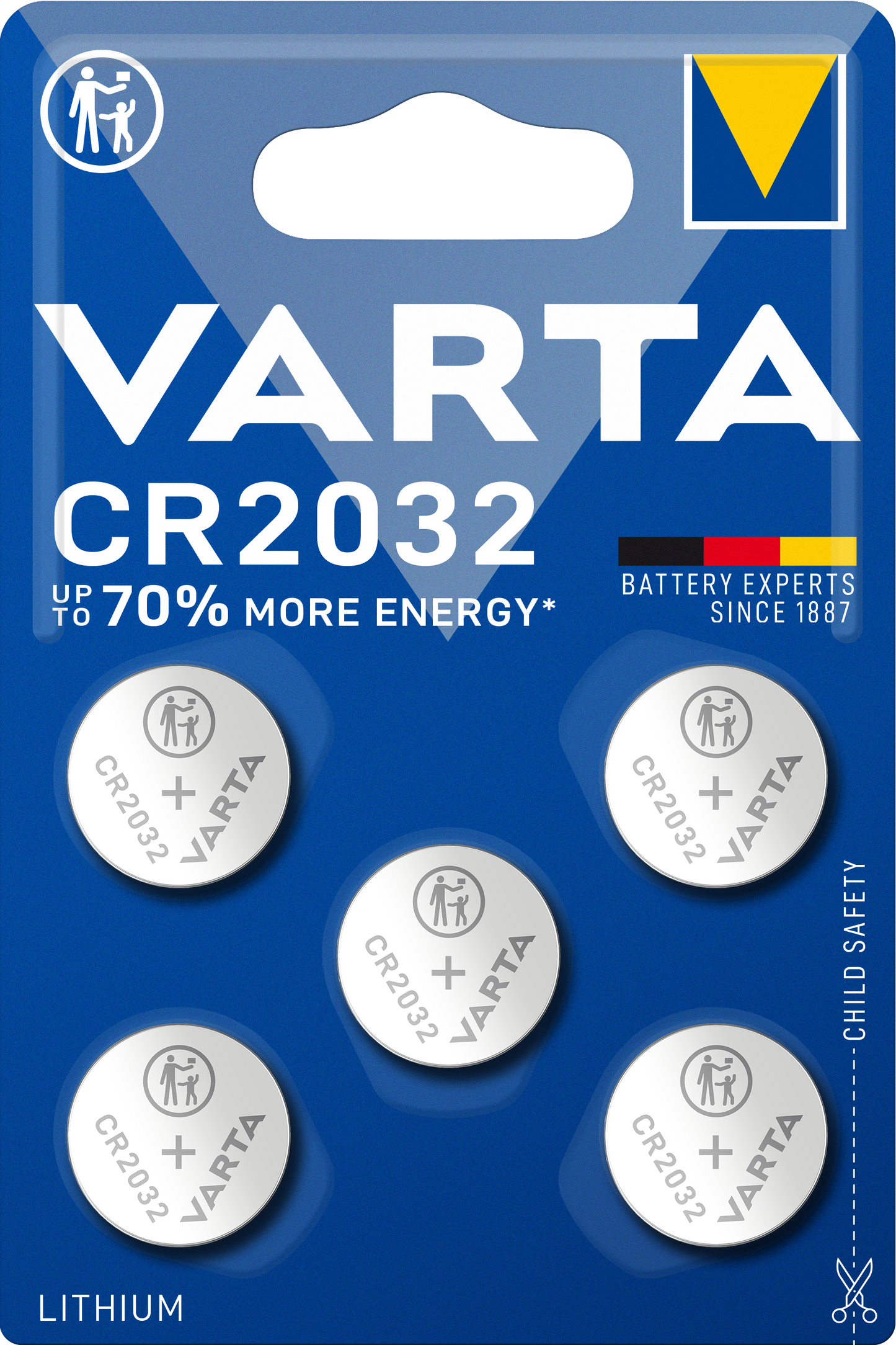 Baterija Varta, CR2032, Set 5 komada