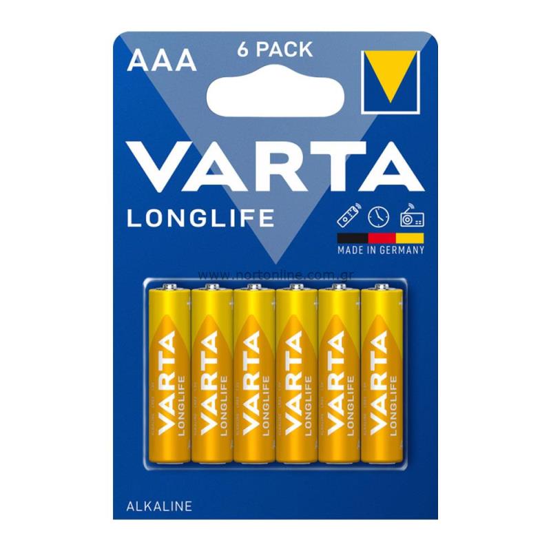 Baterija Varta Longlife 4103, AAA / LR3, Set 6 komada