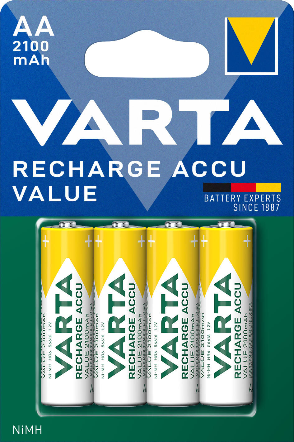 Punjiva baterija Varta Professional, AA / LR6, 2100mAh, set od 4 komada