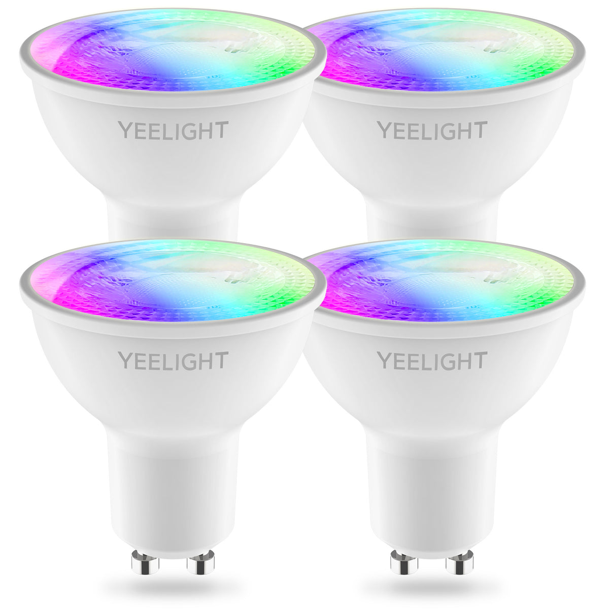 LED žarulja Yeelight W1, Wi-Fi, GU10, 4.5W, 2700K - 6500K, 350lm, Set 4 komada, Višebojna YLDP004-A