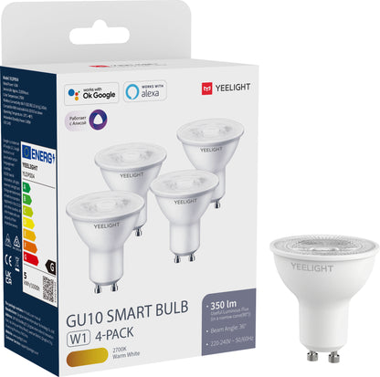 LED žarulja Yeelight W1, Wi-Fi, GU10, 4.8W, 2700K, 350lm, Set 4 komada YLDP004