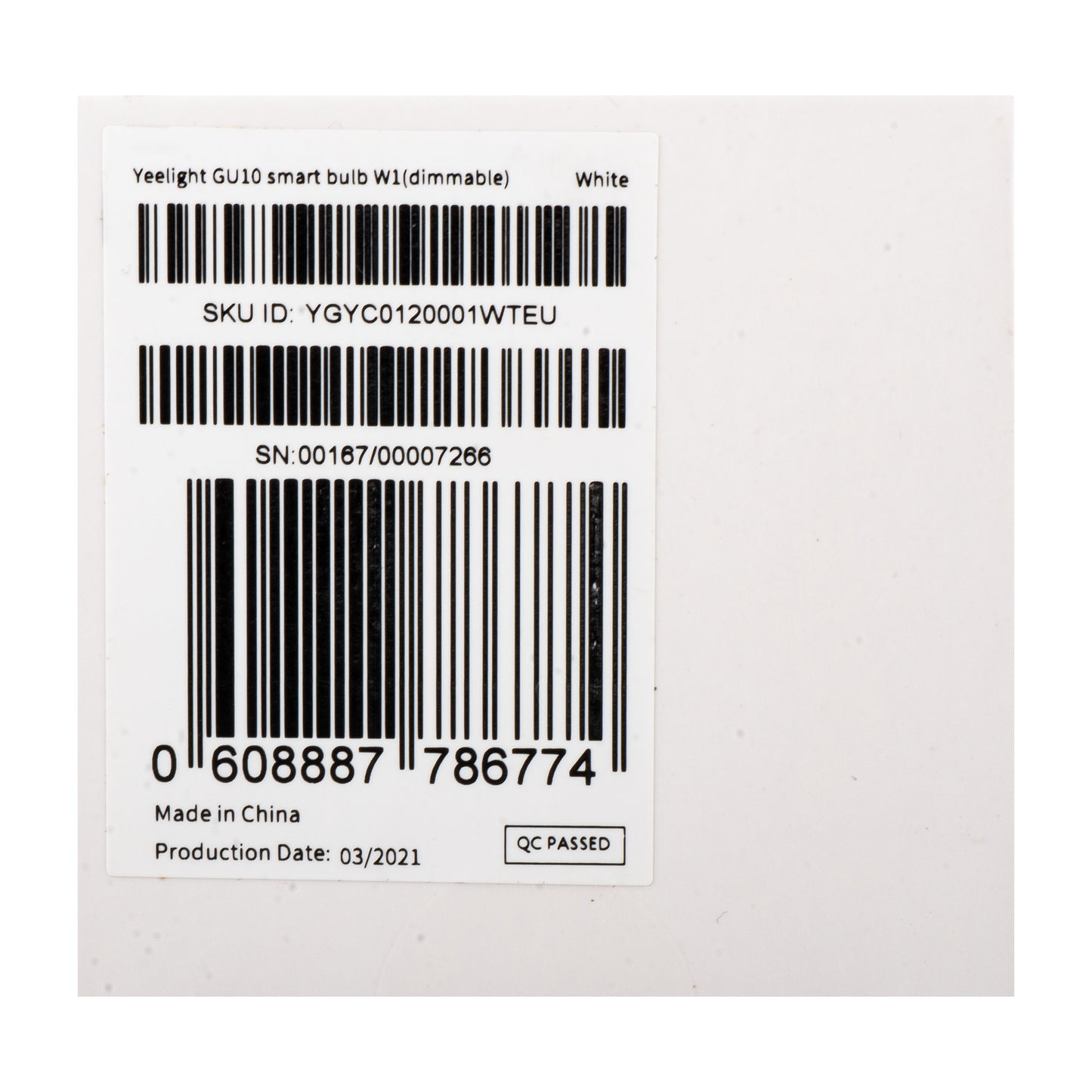 LED žarulja Yeelight W1, Wi-Fi, GU10, 4.8W, 2700K, 350lm, Bijela YLDP004