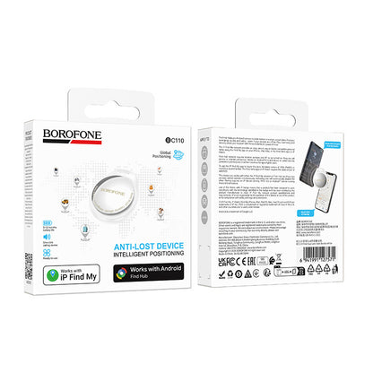 Borofone BC110 Find Dual Tracker za iOS / Android Series, Bijela