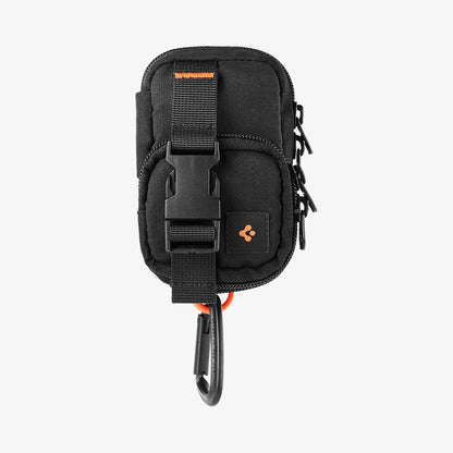 Univerzalna torbica MagSafe za telefon, Spigen, Snap Zip, Crna