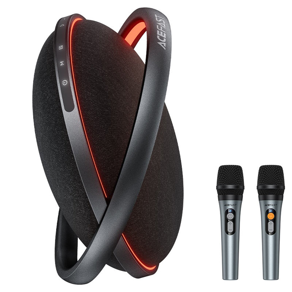 Bluetooth zvučnik Acefast Karaoke K5 Max, 350W, TWS, RGB, vodootporan, crni