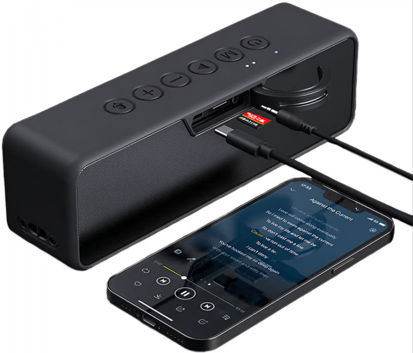 Bluetooth zvučnik BlitzWolf BW-WA4, 30W, TWS, Vodootporan, Crna