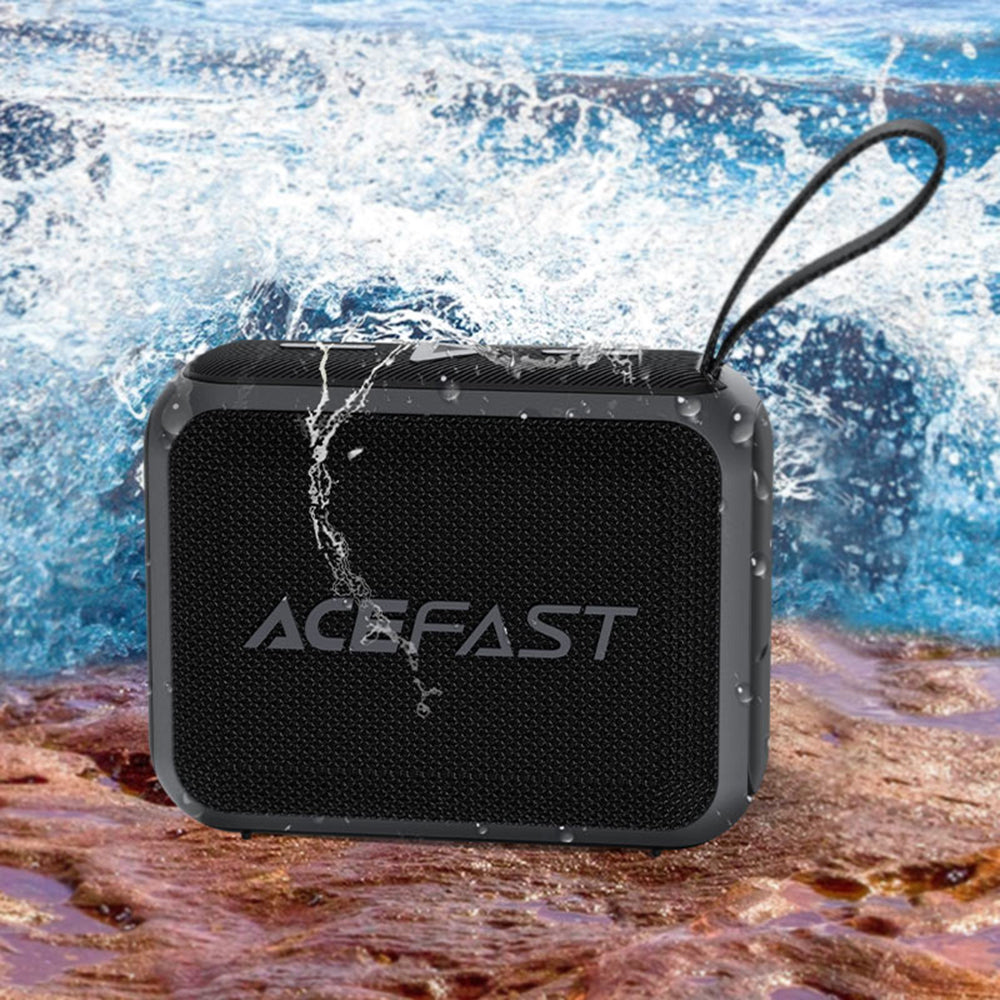 Prijenosni Bluetooth zvučnik Acefast K4 Go, 5W, Vodootporan, Crni