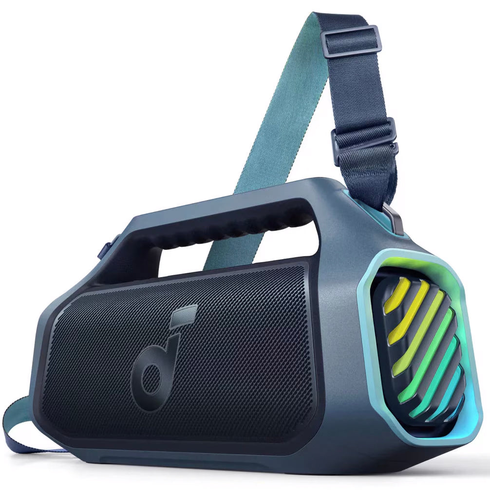 Prijenosni Bluetooth zvučnik Anker Soundcore Boom 2 Plus, 140W, RGB, vodootporan, plavi A3134031