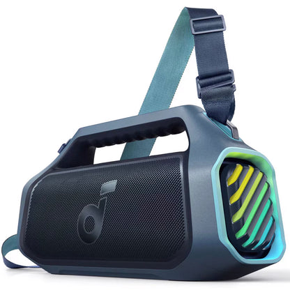 Prijenosni Bluetooth zvučnik Anker Soundcore Boom 2 Plus, 140W, RGB, vodootporan, plavi A3134031