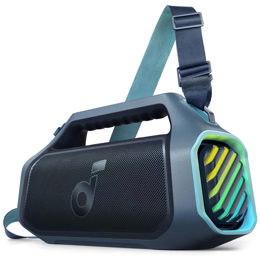 Prijenosni Bluetooth zvučnik Anker SoundCore Boom 2 Plus, 140W, TWS, RGB, vodootporan, plavi A3134031