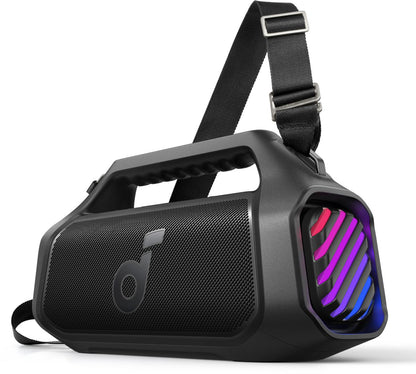 Prijenosni Bluetooth zvučnik Anker SoundCore Boom 2 Plus Nova Verzija, 140W, TWS, RGB, Vodootporan, Crna A3134012