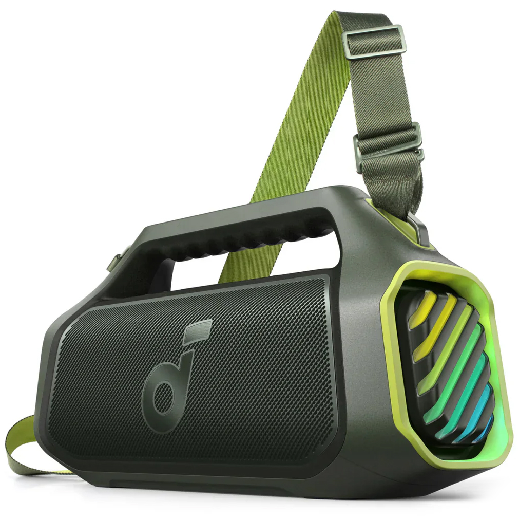 Prijenosni Bluetooth zvučnik Anker SoundCore Boom 2 Plus, 140W, TWS, RGB, Vodootporan, Zeleni, Obnovljen A3134061