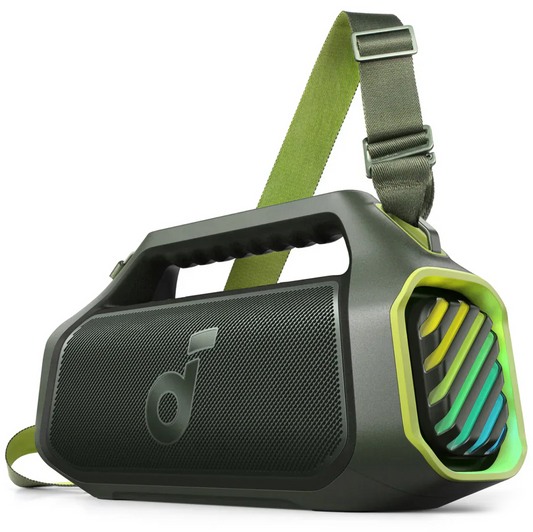 Prijenosni Bluetooth zvučnik Anker SoundCore Boom 2 Plus, 140W, TWS, RGB, Vodootporan, Zeleni, Obnovljen A3134061