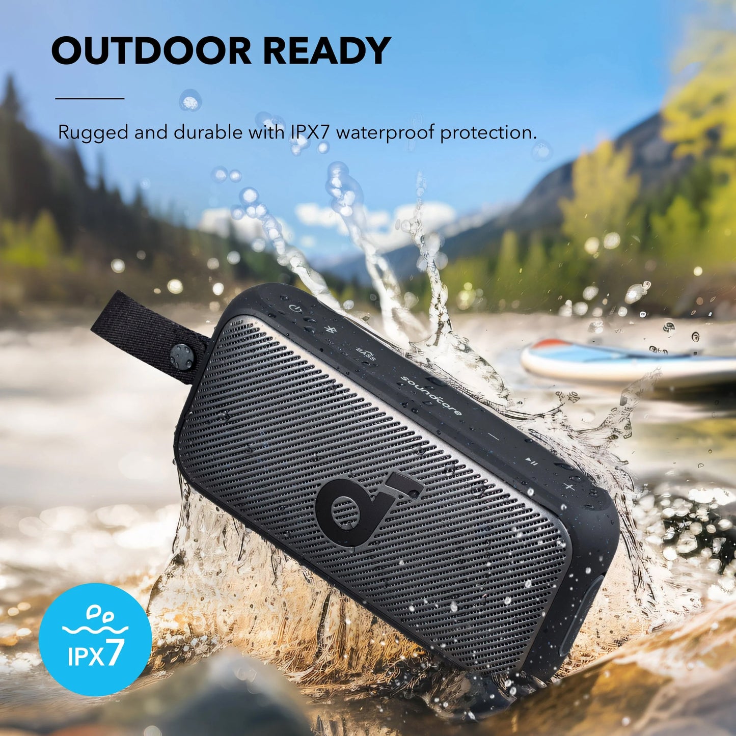 Prijenosni Bluetooth zvučnik Anker SoundCore Motion 300, 30W, TWS, Vodootporan, Crni A3135011