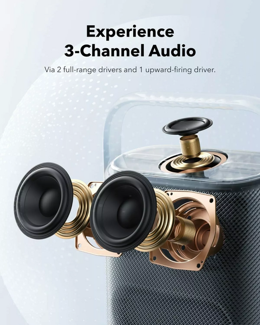 Prijenosni Bluetooth zvučnik Anker SoundCore Motion X500, 40W, Vodootporan, Crni A3131011
