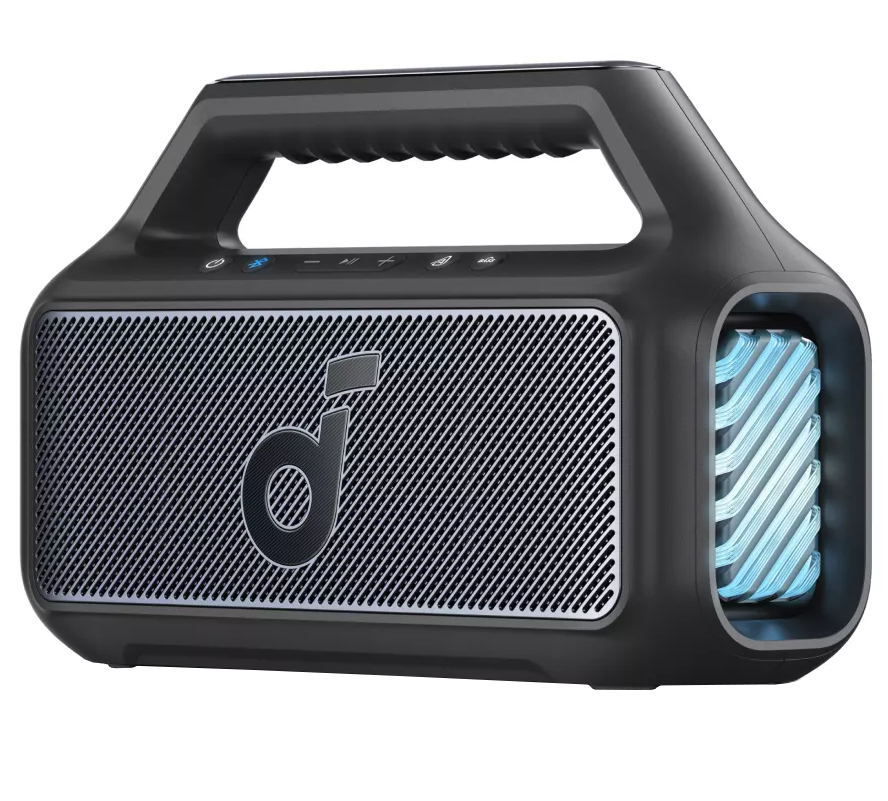 Prijenosni Bluetooth zvučnik Anker SoundCore Boom 2 Nova Verzija, 80W, TWS, RGB, Vodootporan, Crna A3138012