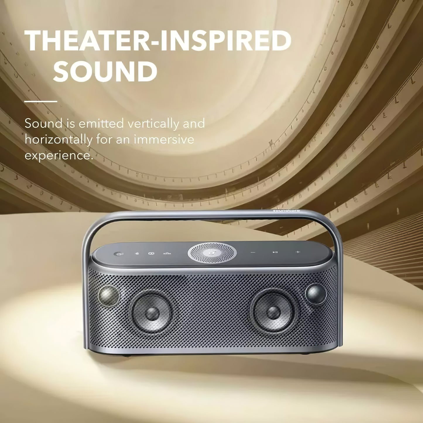 Prijenosni Bluetooth zvučnik Anker SoundCore Motion X600, 50W, Vodootporan, Crna A3130011