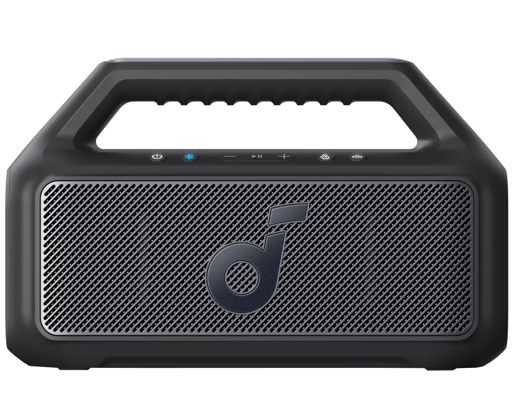 Prijenosni Bluetooth zvučnik Anker SoundCore Boom 2 Nova Verzija, 80W, TWS, RGB, Vodootporan, Crna A3138012