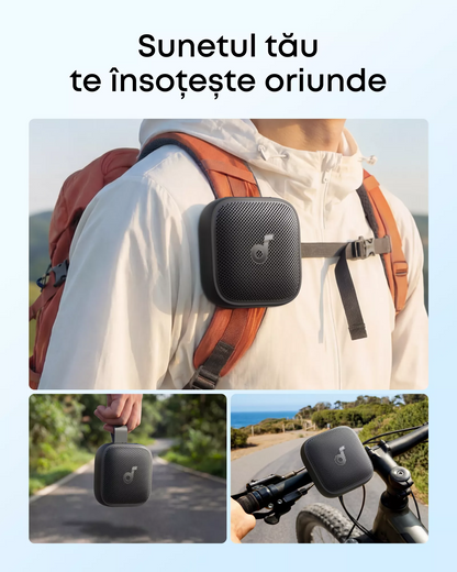 Prijenosni Bluetooth zvučnik Anker SoundCore Boom Go 3i, 15W, TWS, RGB, Vodootporan, Crni D5103010