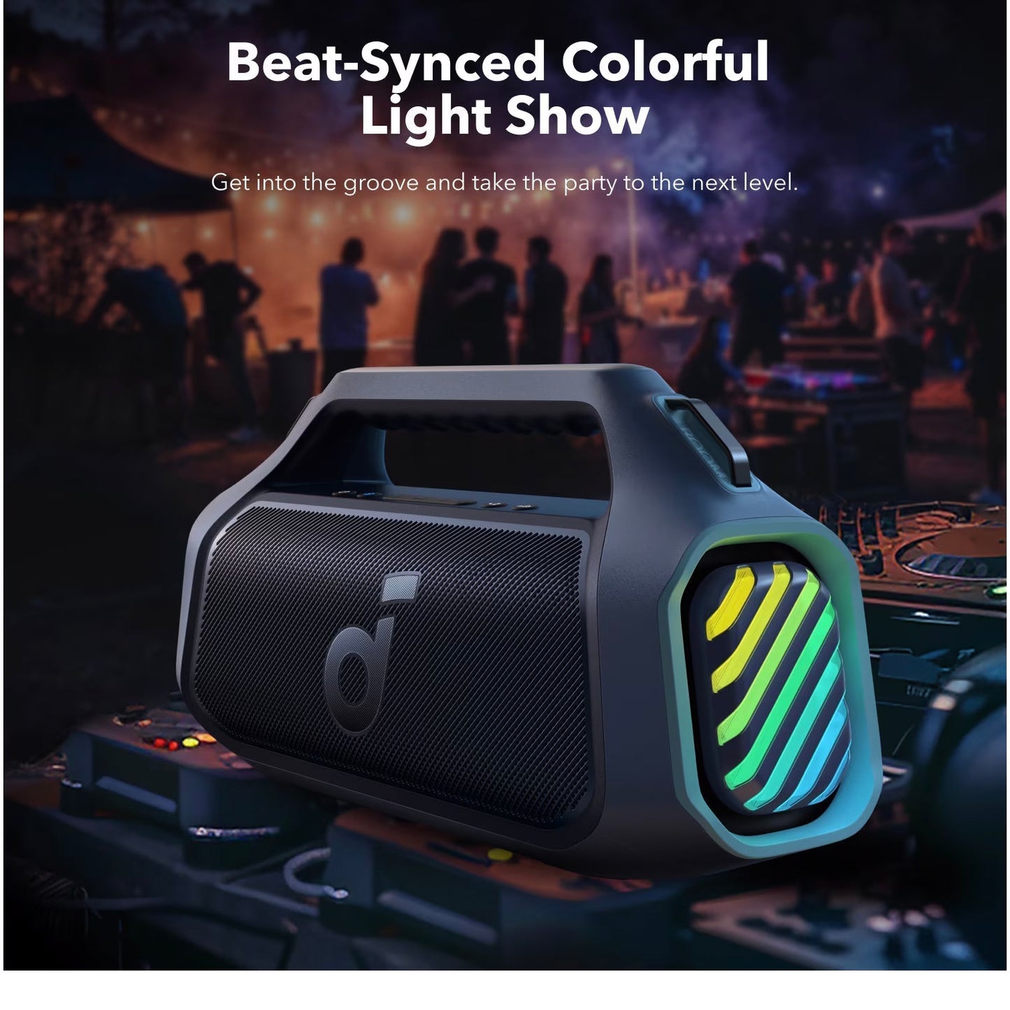 Prijenosni Bluetooth zvučnik Anker Soundcore Boom 2 Plus, 140W, RGB, vodootporan, plavi A3134031