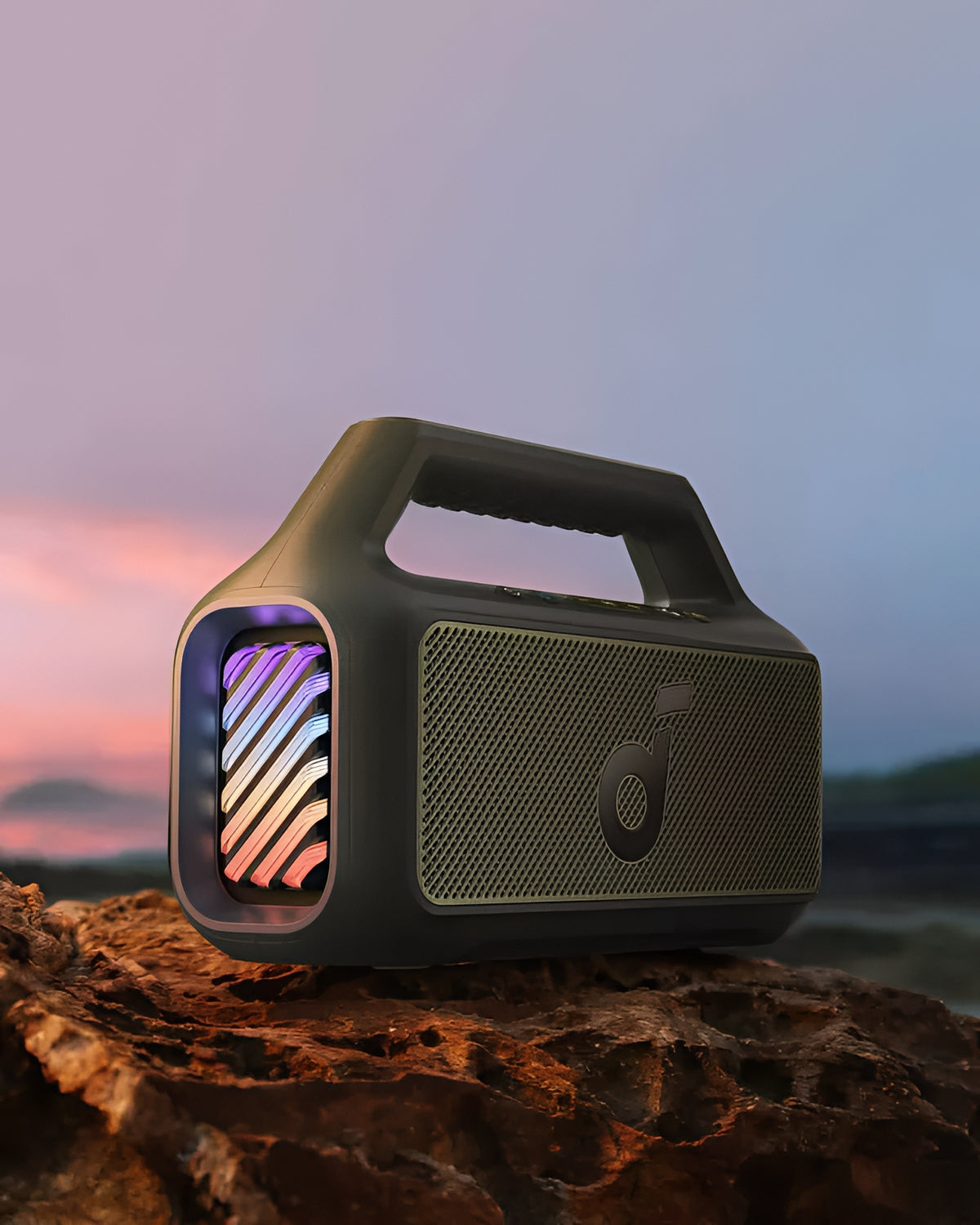 Prijenosni Bluetooth zvučnik Anker SoundCore Boom 2 Nova Verzija, 80W, TWS, RGB, Vodootporan, Zeleni A3138062