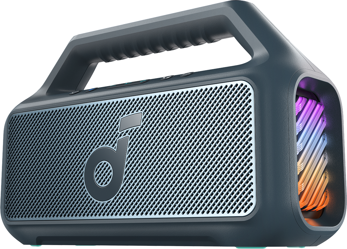 Prijenosni Bluetooth zvučnik Anker SoundCore Boom 2 Nova Verzija, 80W, TWS, RGB, Vodootporan, Plava A3138032
