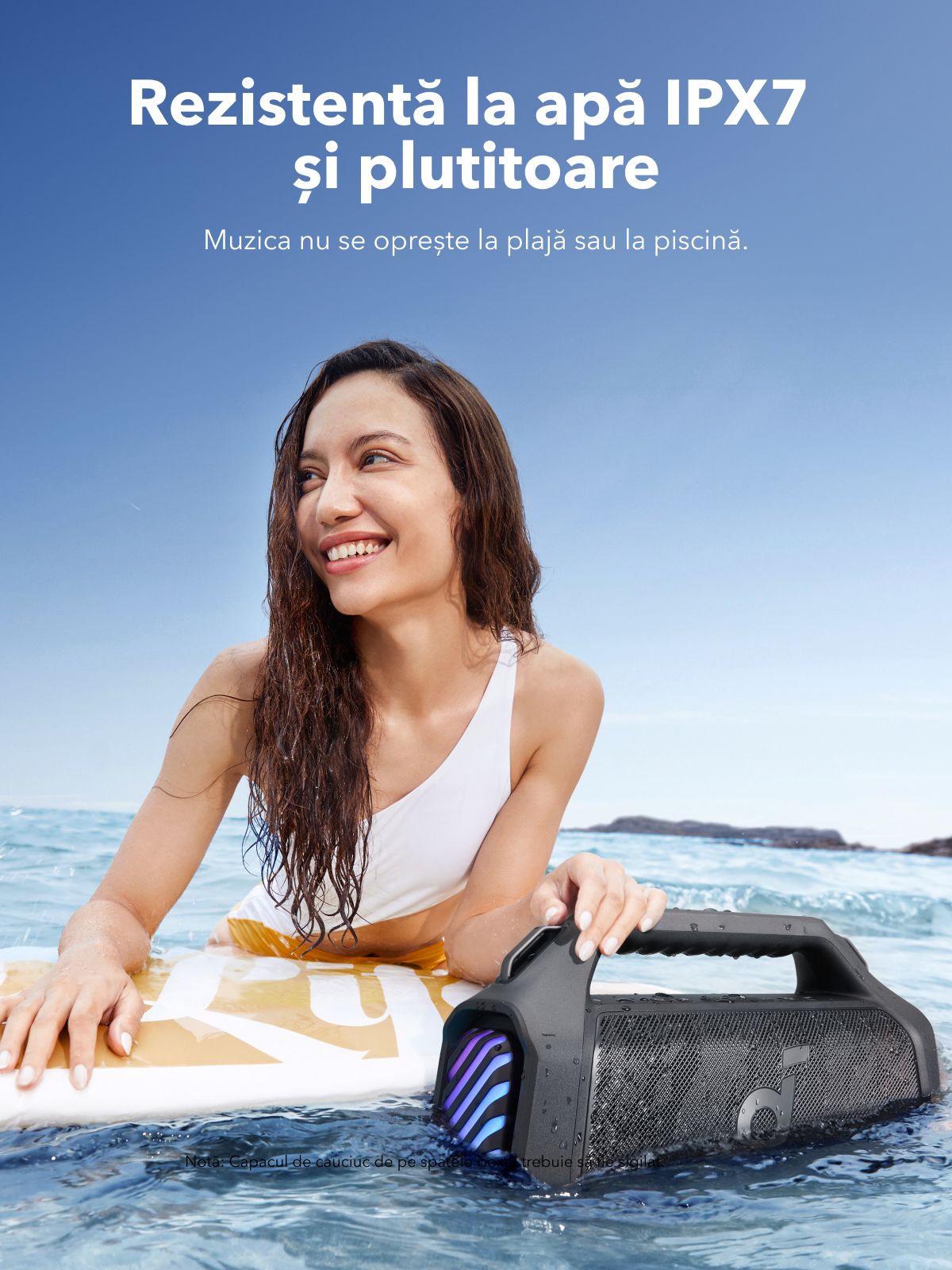 Prijenosni Bluetooth zvučnik Anker SoundCore Boom 2 Plus Nova Verzija, 140W, TWS, RGB, Vodootporan, Crna A3134012