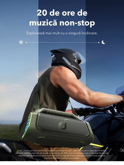 Prijenosni Bluetooth zvučnik Anker SoundCore Boom 2 Plus Nova Verzija, 140W, TWS, RGB, Vodootporan, Zeleni A3134062