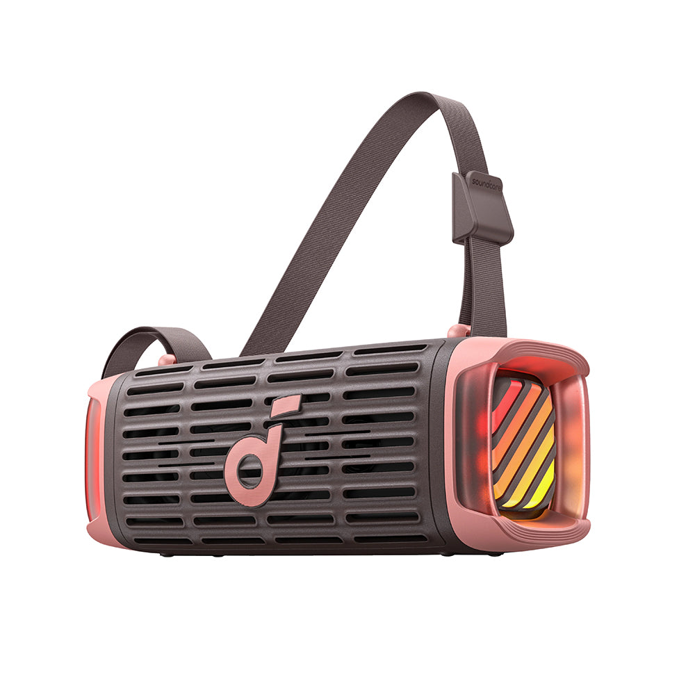 Prijenosni Bluetooth zvučnik Anker SoundCore Boom 3i, 50W, RGB, Vodootporan, Smeđe Ružičasti D5100080