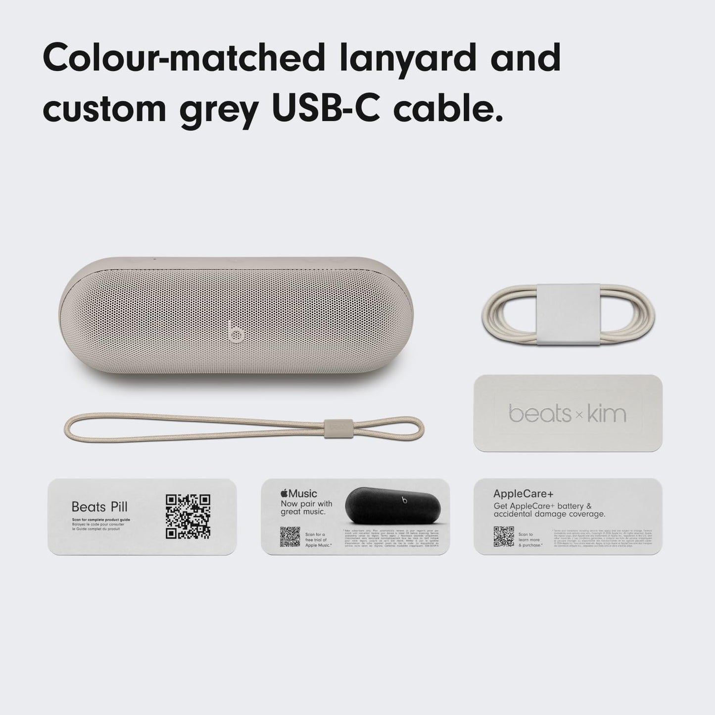 Prijenosni Bluetooth zvučnik Beats Pill Kim Kardashian Edition, Sivi MAX24ZM/A