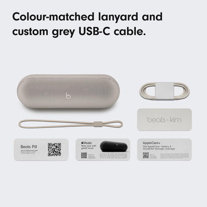 Prijenosni Bluetooth zvučnik Beats Pill Kim Kardashian Edition, Sivi MAX24ZM/A