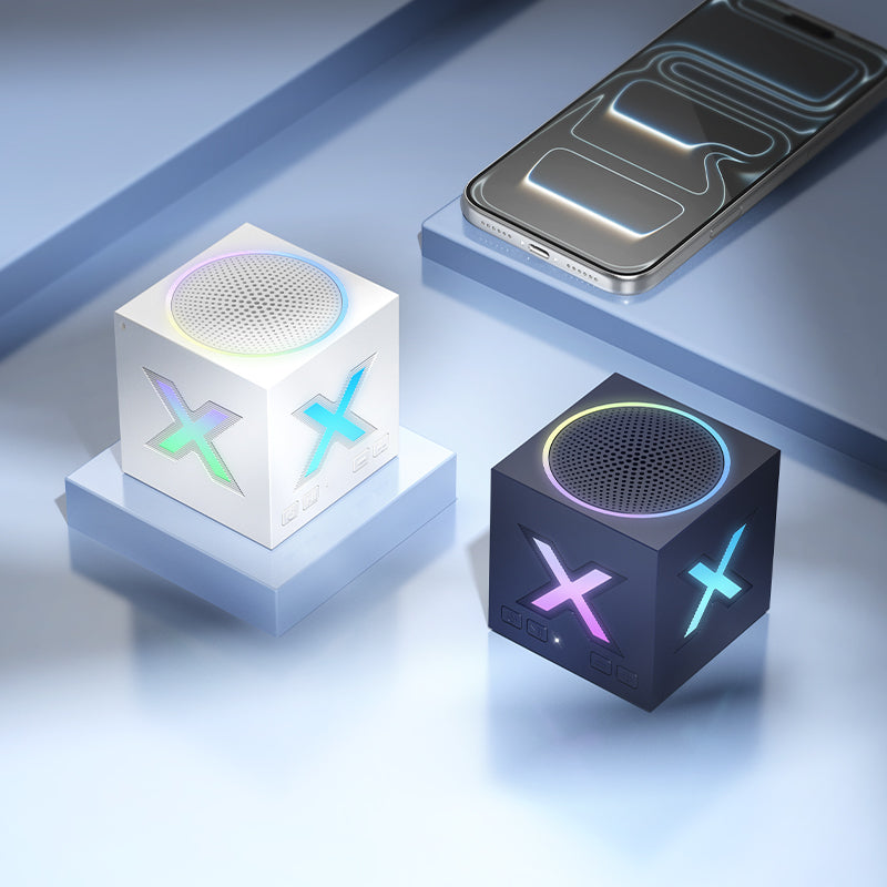 Prijenosni Bluetooth zvučnik Borofone BR101 Rubik, 5W, TWS, RGB, Plava