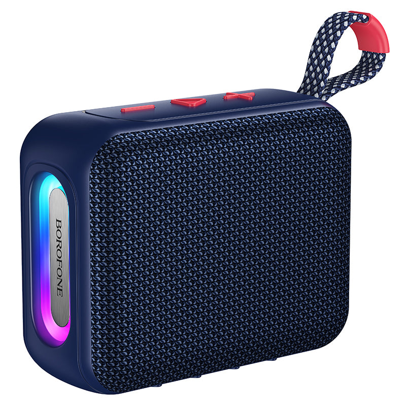 Prijenosni Bluetooth zvučnik Borofone BR106 Felicitous, 8 W, TWS, RGB, tamnoplavi