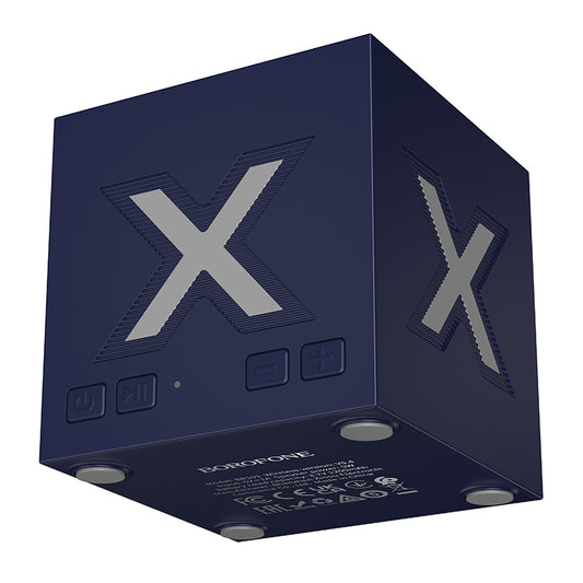 Prijenosni Bluetooth zvučnik Borofone BR101 Rubik, 5W, TWS, RGB, Plava