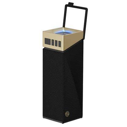 Prijenosni Bluetooth zvučnik Bugani Brief TT, 60W, RGB, Vodootporan, Crno Zlatni