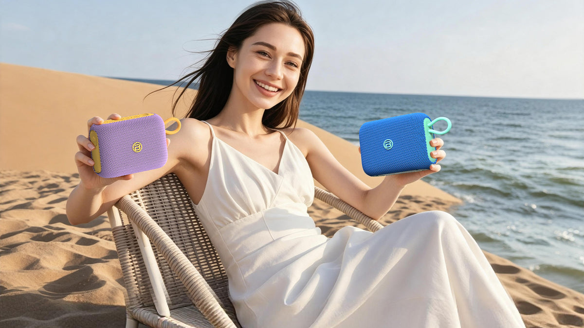 Prijenosni Bluetooth zvučnik Bugani Rove Go 5, 12W, TWS, Vodootporan, Plavi