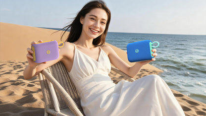 Prijenosni Bluetooth zvučnik Bugani Rove Go 5, 12W, TWS, Vodootporan, Plavi