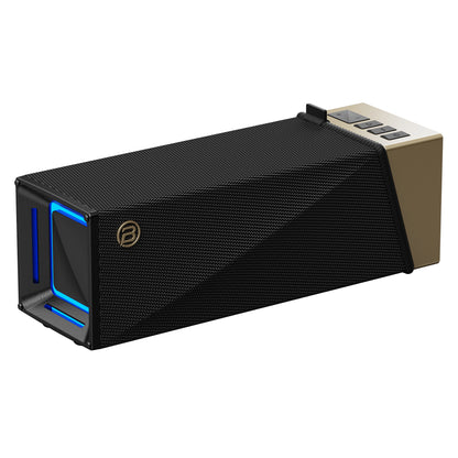 Prijenosni Bluetooth zvučnik Bugani Brief TT, 60W, RGB, Vodootporan, Crno Zlatni