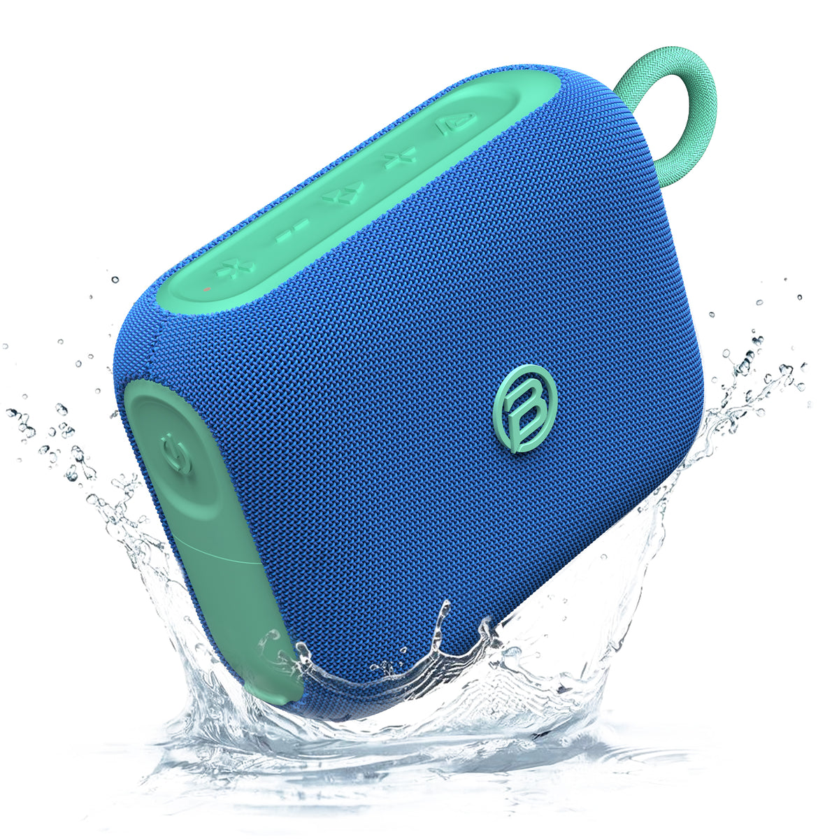 Prijenosni Bluetooth zvučnik Bugani Rove Go 5, 12W, TWS, Vodootporan, Plavi