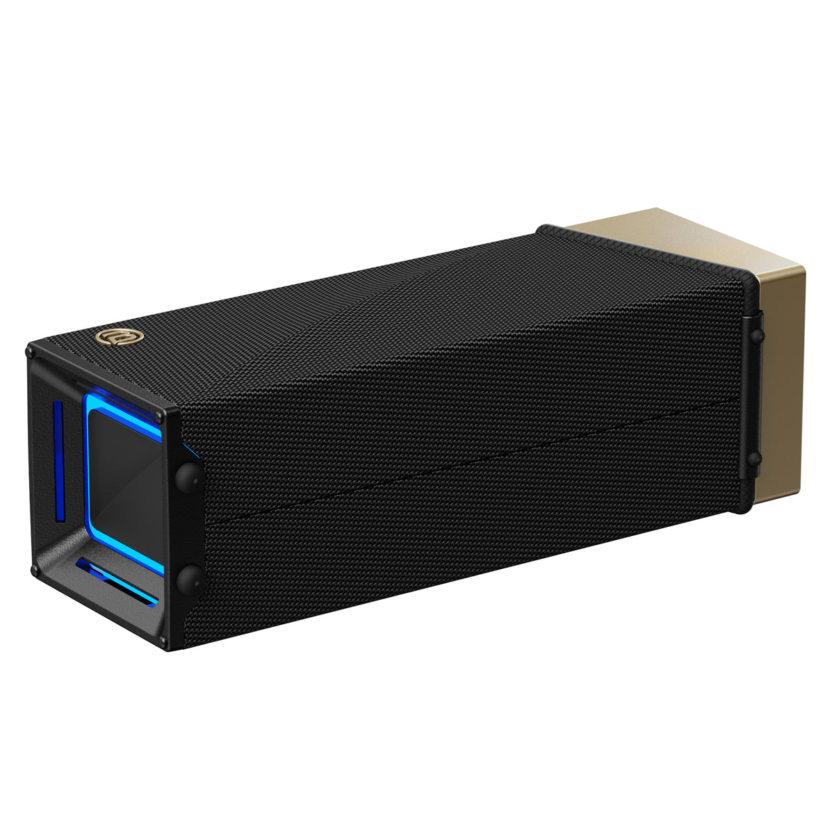 Prijenosni Bluetooth zvučnik Bugani Brief TT, 60W, RGB, Vodootporan, Crno Zlatni
