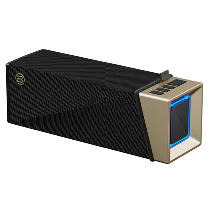 Prijenosni Bluetooth zvučnik Bugani Brief TT, 60W, RGB, Vodootporan, Crno Zlatni