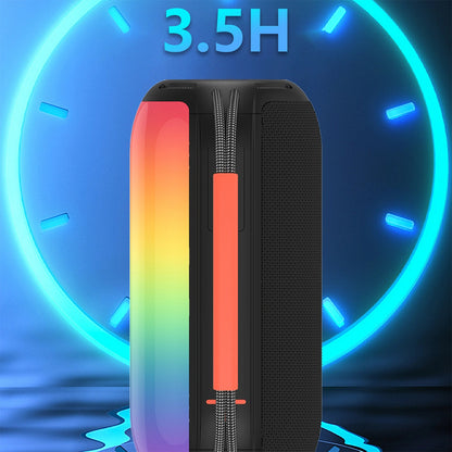 Prijenosni Bluetooth zvučnik Dudao Y21, 2 x 5W, TWS, RGB, Crni