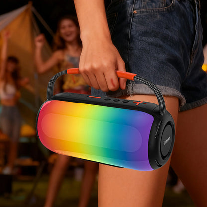 Prijenosni Bluetooth zvučnik Dudao Y21, 2 x 5W, TWS, RGB, Crni