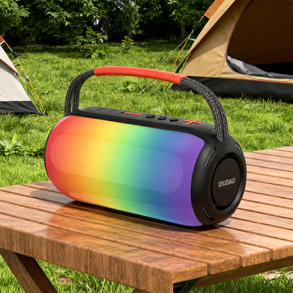 Prijenosni Bluetooth zvučnik Dudao Y21, 2 x 5W, TWS, RGB, Crni