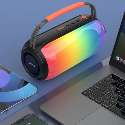 Prijenosni Bluetooth zvučnik Dudao Y21, 2 x 5W, TWS, RGB, Crni