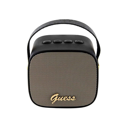 Prijenosni Bluetooth zvučnik Guess 4G Script Logo, 5W, Crni