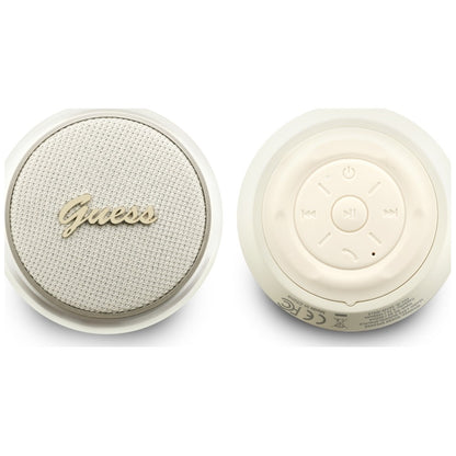 Prijenosni Bluetooth zvučnik Guess Script Metal Logo, 5W, TWS, Zlatni