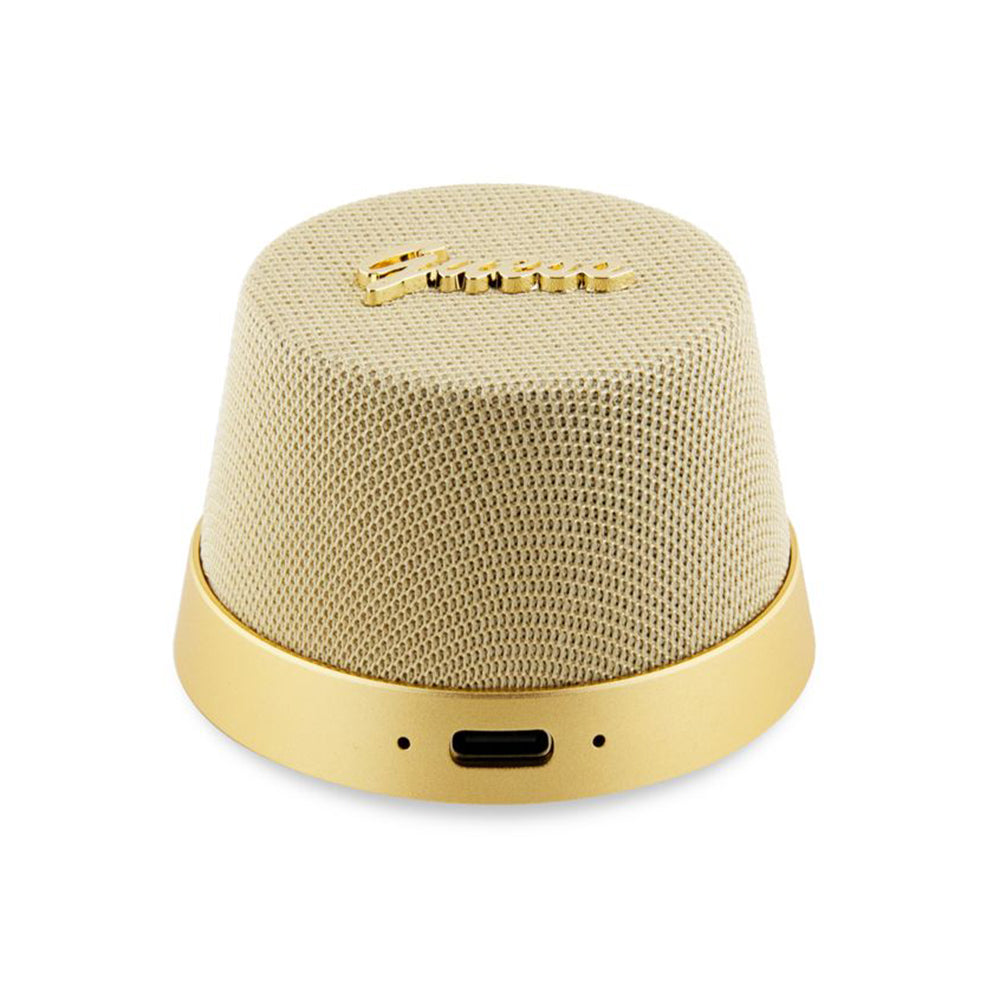 Prijenosni Bluetooth zvučnik Guess Stand Magnetic Script Metal, 3W, Zlatni
