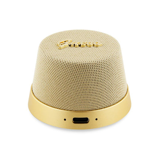 Prijenosni Bluetooth zvučnik Guess Stand Magnetic Script Metal, 3W, Zlatni